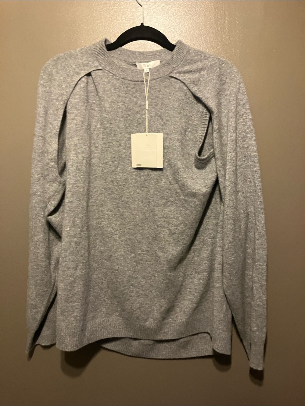 NWT Tibi Feather Weight Cashmere Easy Cocoon Tunic - Picture 3 of 8